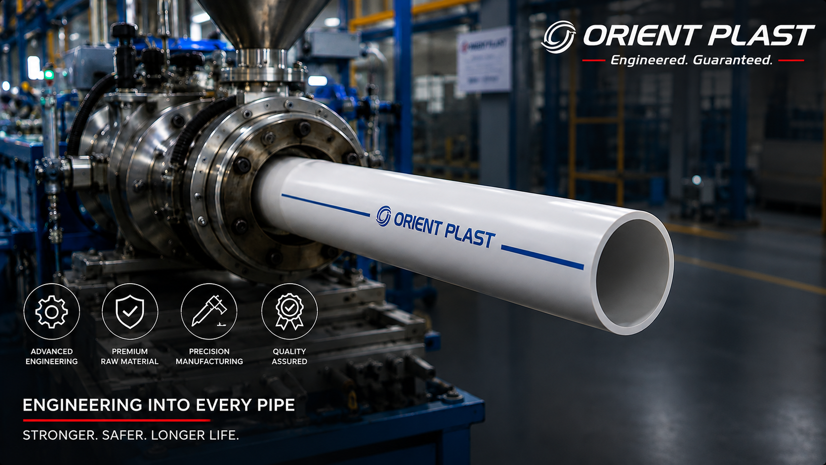 Orient Plast engineering and UPVC pipe manufacturing